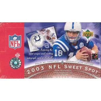 2003 Upper Deck Sweet Spot Football Hobby Box