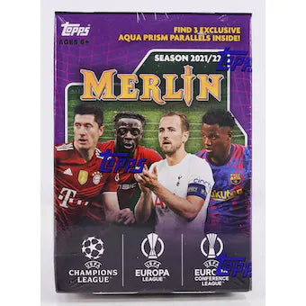 2021-22 Topps Merlin UEFA Soccer Blaster Box