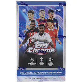 2022-23 Topps Chrome UEFA Soccer Hobby Box