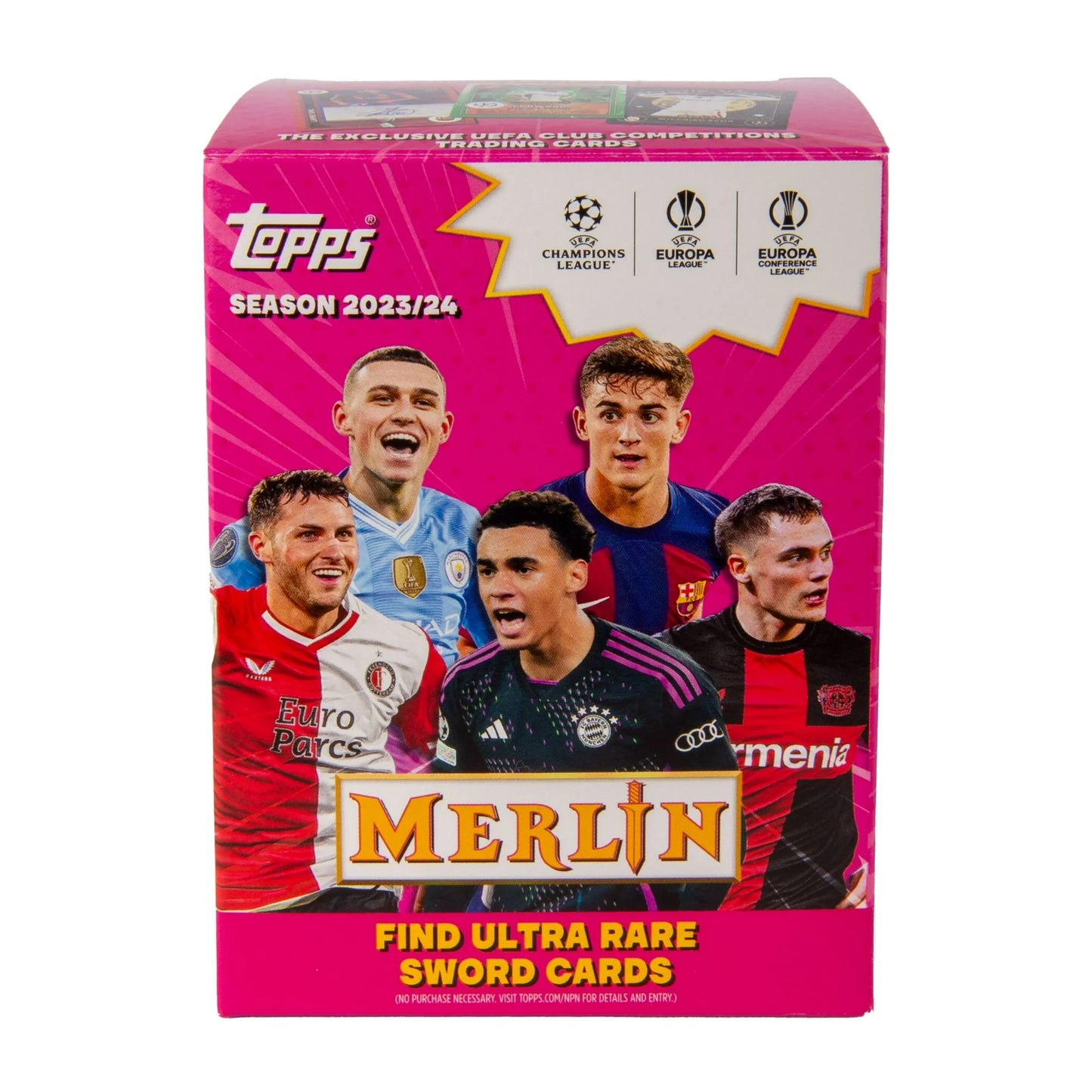 2023-24 Topps Merlin UEFA UCC Soccer Blaster Box