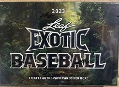 2023 Leaf Exotic Baseball Hobby Box