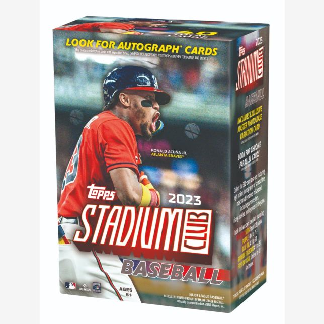 2023 Topps Stadium Club Value Box Baseball Blaster