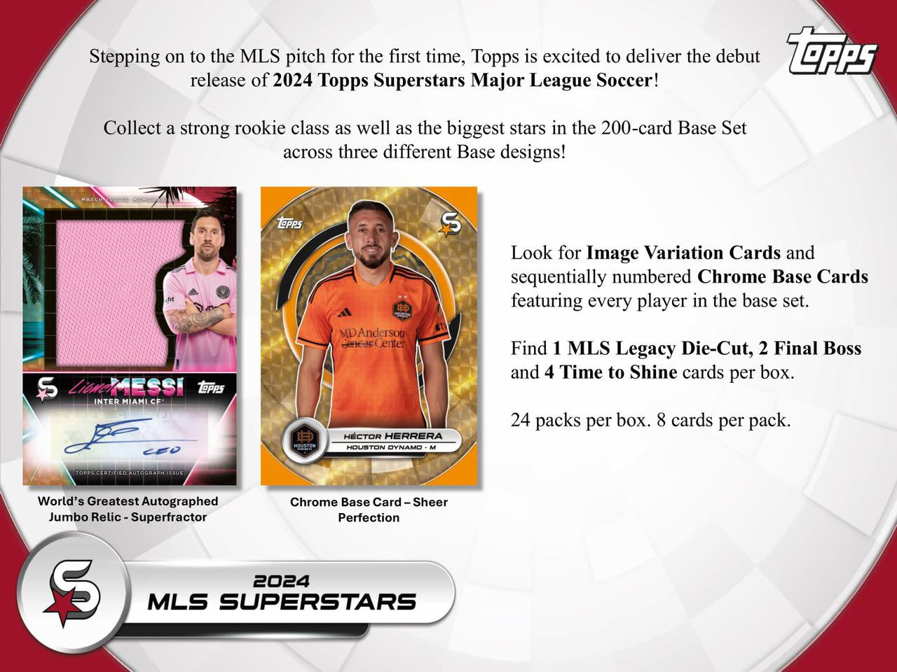 2024 Topps MLS Soccer Superstars Hobby Box