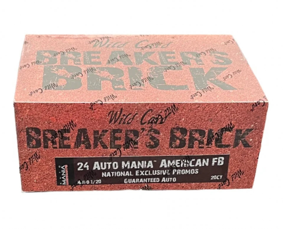 2024 Wild Card Auto Mania American Football Breaker's Brick