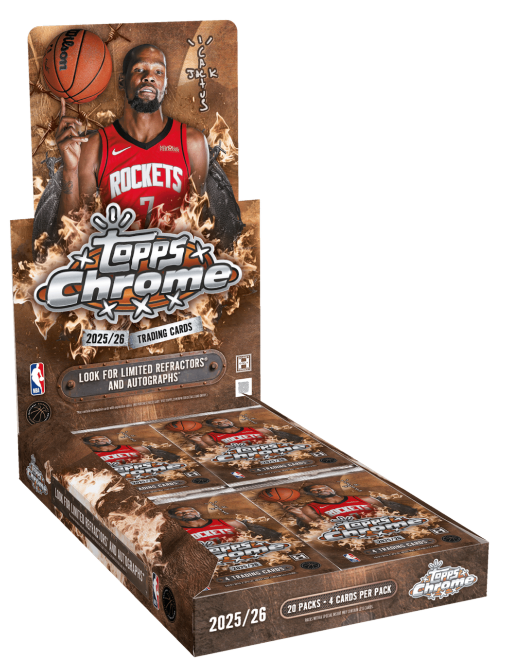 2025-26 Topps Chrome Cactus Jack Basketball Hobby Box