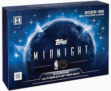 2025-26 Topps Midnight Basketball Hobby Box