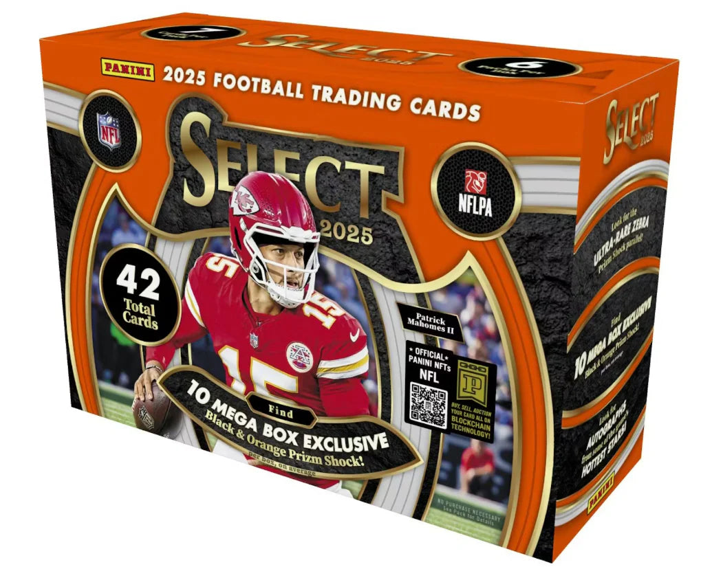 2025 Panini Select Football Hobby Mega Box