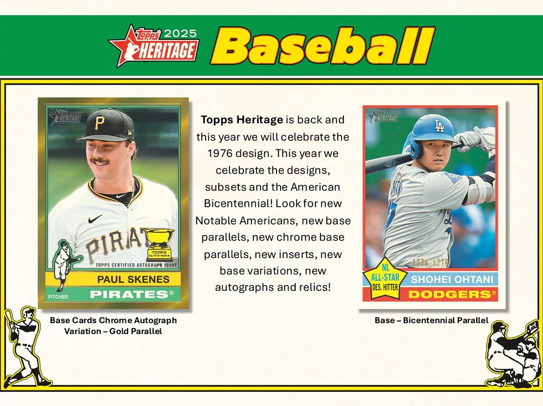 2025 Topps Heritage Baseball Blaster Box