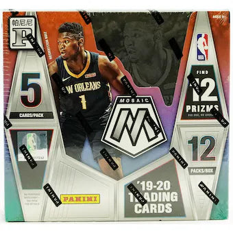 2019-20 Panini Mosaic Basketball Small Hobbyl Box
