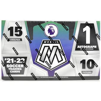 2021-22 Panini Mosaic Premier League EPL Soccer Hobby Box