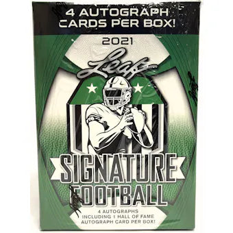 2021 Leaf Signature Football Blaster Box