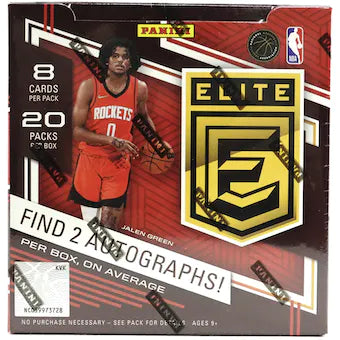 2021-22 Panini Elite Basketball Hobby Box