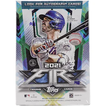 2021 Topps Fire Baseball Blaster Box