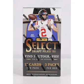 2022 Panini Select Draft Pick Football Hobby Box