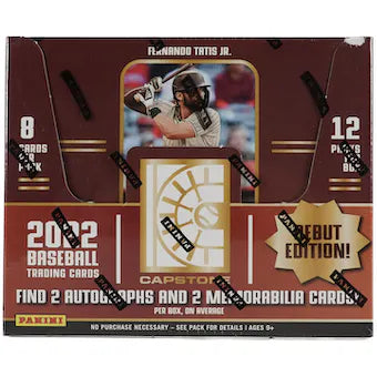2022 Panini Capstone Baseball Hobby Box