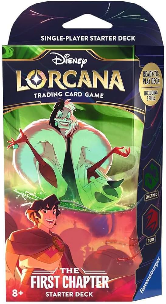 Disney Lorcana: The First Chapter TCG Starter Deck Ruby and Emerald