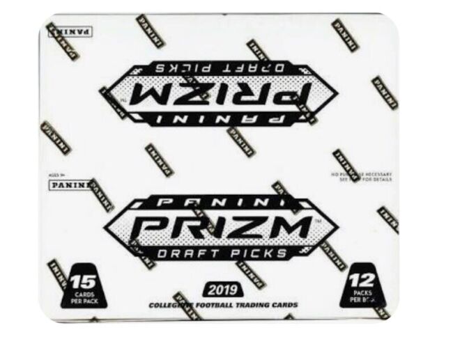 2019 Panini Prizm Football Draft Picks Cello Pack Box