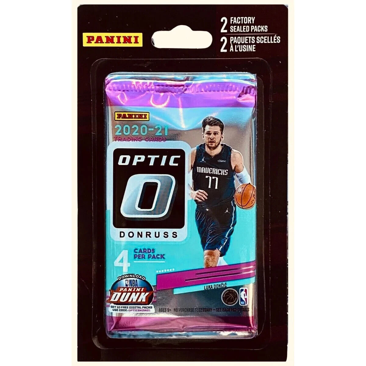 2020-21 Panini Donruss Optic Basketball 2-Pack Blister