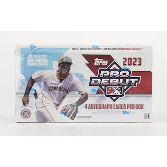 2023 Topps Debut Baseball Hobby Box - 4 Autos Per Box!