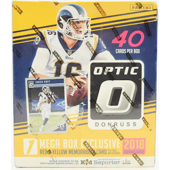 2018 Panini Optic Donruss Football Mega Box