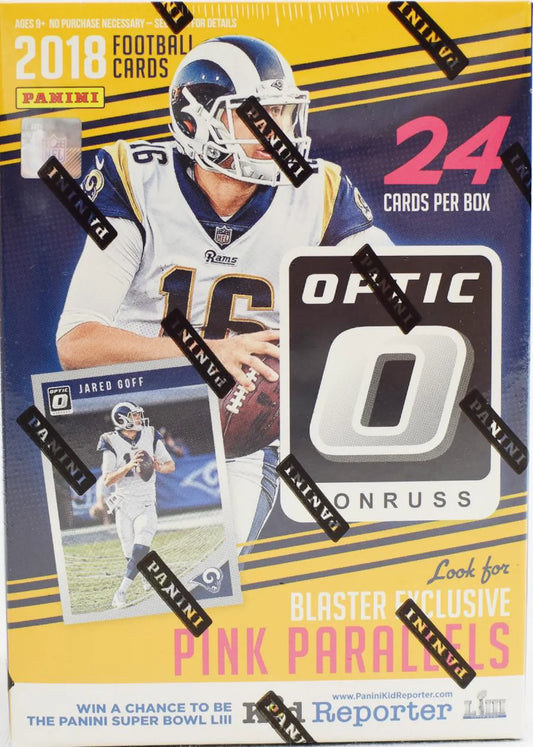 2018 Panini Donruss Optic Football Blaster Box (Pink Parallels)