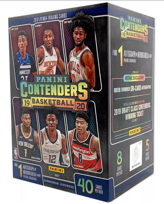 2019-20 Panini Contenders Basketball Blaster Box