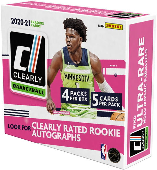 2020-2021 Panini Clearly Donruss Basketball Hobby Box
