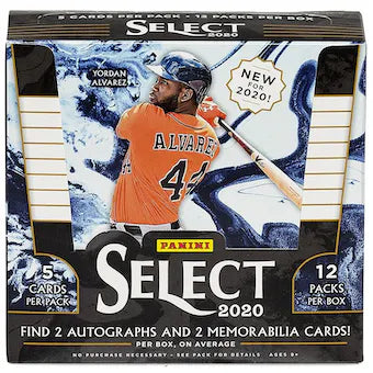 2020 Panini Select Baseball First off the Line Hobby Box