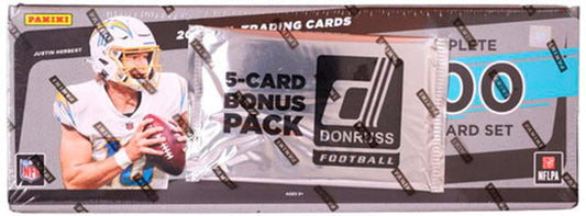 2021 Panini Donruss Football Factory Complete Set