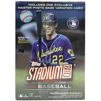 2021 Topps Stadium Club Baseball Blaster Box