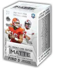 2021 Wild Card Matte Blue Pack Football Mega Box