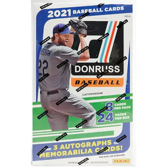 2021 Panini Donruss Baseball Hobby Box