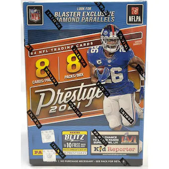 2021 Panini Prestige Football Blaster Box (Diamond Parallels)