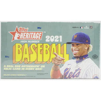 2021 Topps Heritage High Number Baseball Hobby Box