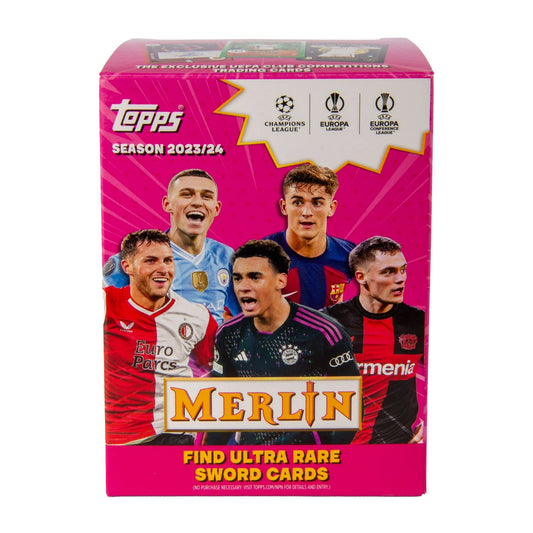 2023-24 Topps Merlin UEFA UCC Soccer Blaster Box