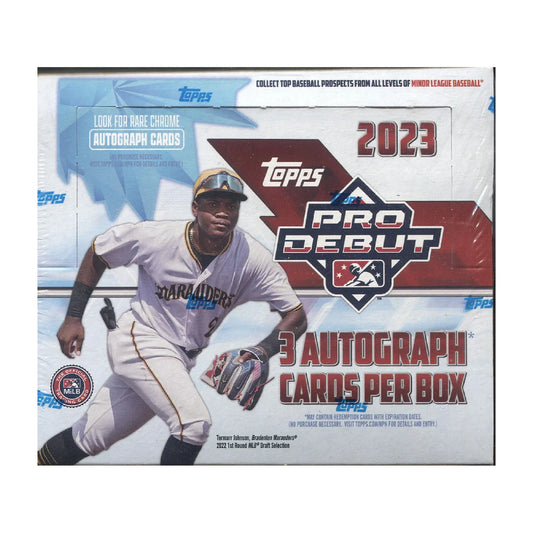 2023 Topps pro Debut Jumbo Hobby Box - 3 Autos per Box