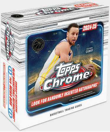 2024-25 Topps Chrome Basketball Mega Box
