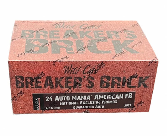 2024 Wild Card Auto Mania American Football Breaker's Brick