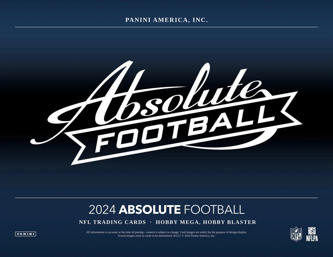 2024 Panini Absolute Football Hobby Mega Box
