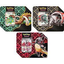 2024 Pokemon Scarlet and Violet Paldean Fates Tin (Selection Varies)