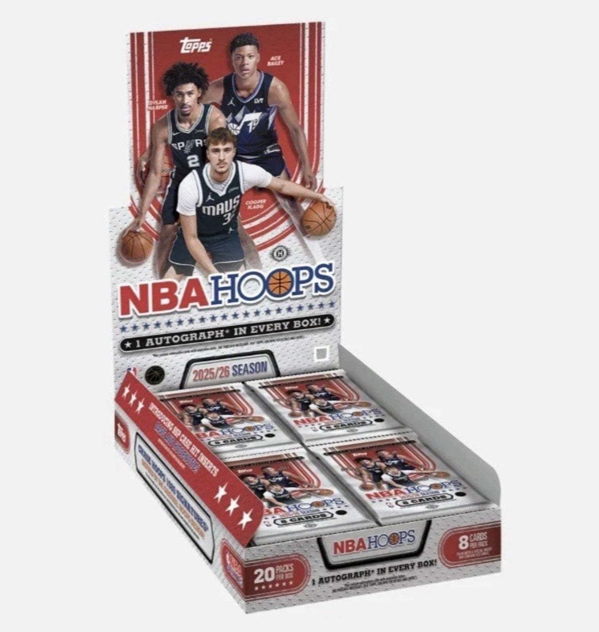 2025-26 Topps NBA Hoops Basketball Hobby Box
