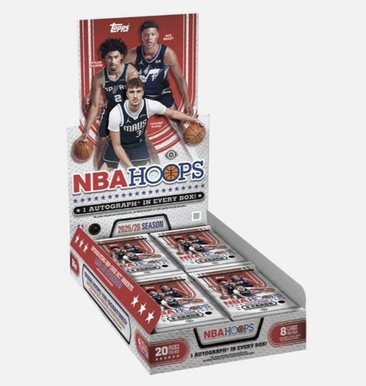 2025-26 Topps NBA Hoops Basketball Hobby Box