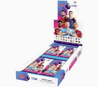 2025-26 Topps Premier League Soccer Hobby Box