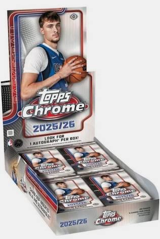 2025-26 Topps Chrome Basketball Hobby Box