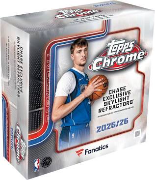 2025-26 Topps Chrome Basketball Mega Box