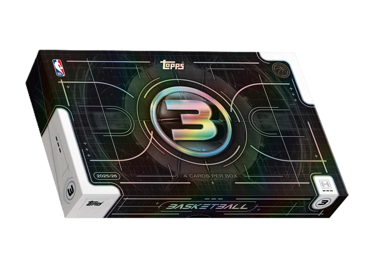 2025-2026 Topps Three Basketball Hobby Box