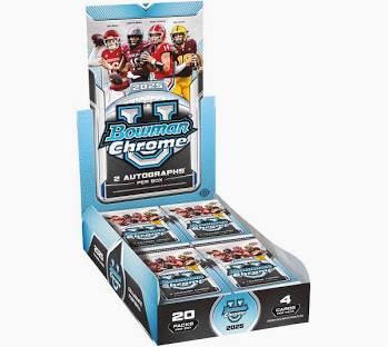 2025 Bowman Chrome University Football Hobby Box