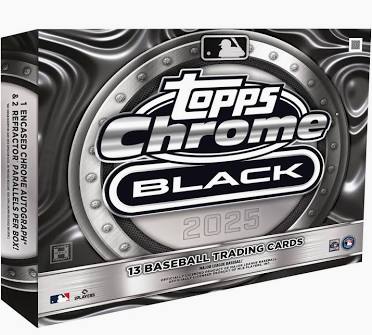 2025 Topps Chrome Black Baseball Hobby Box