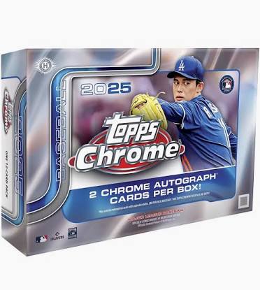 2025 Topps Chrome Baseball Breakers Delight Box
