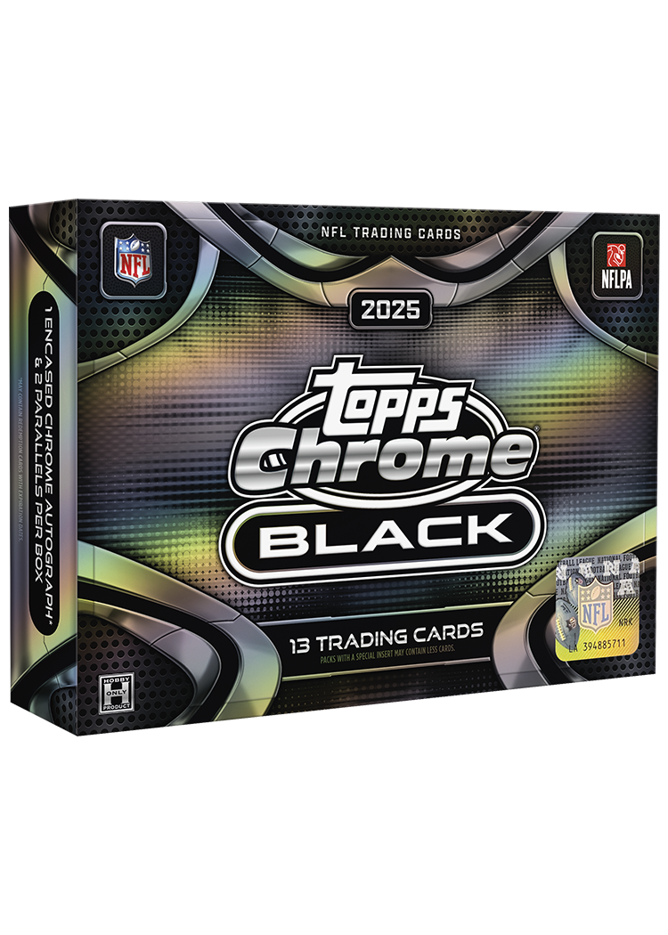 2025 Topps Chrome Black Football Hobby Box